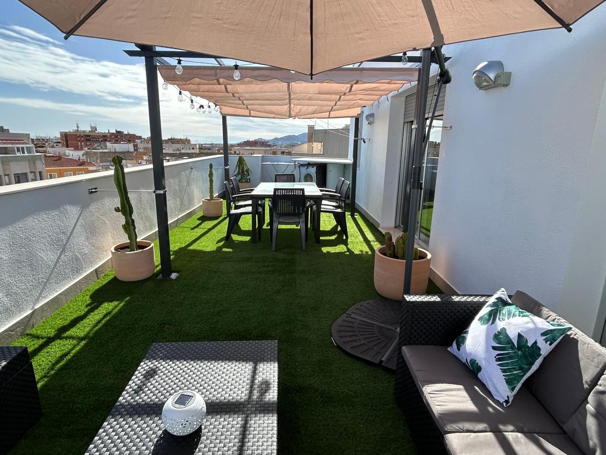 Lo Balconet Del Delta. Atic-Duplex Vacacional. Apartment Amposta Bagian luar foto