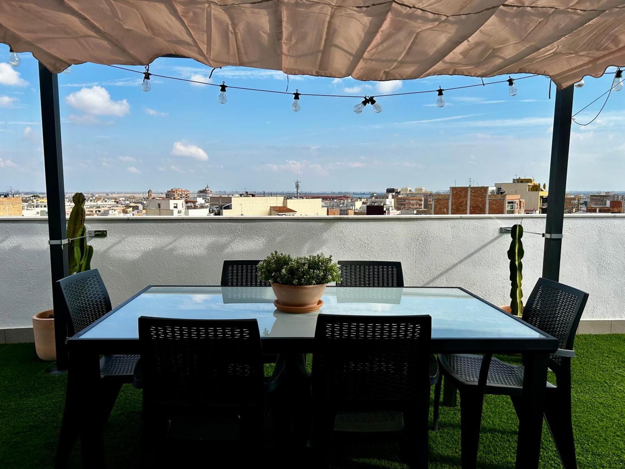 Lo Balconet Del Delta. Atic-Duplex Vacacional. Apartment Amposta Bagian luar foto